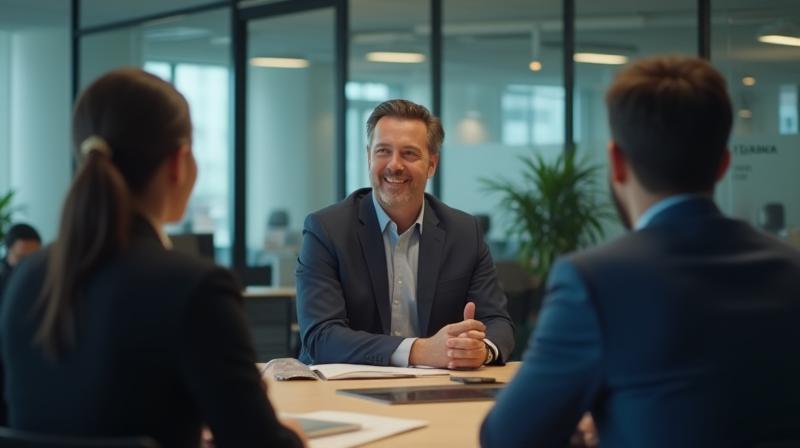 Image d'un tournage de vidéo d'entreprise