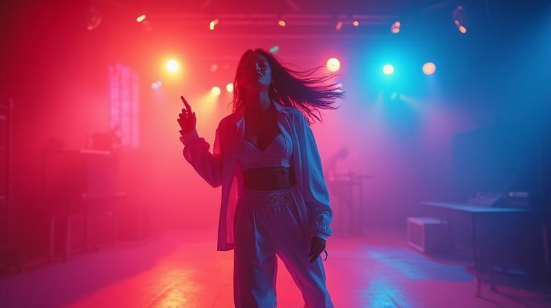 Capture d'écran d'un clip vidéo produit en studio